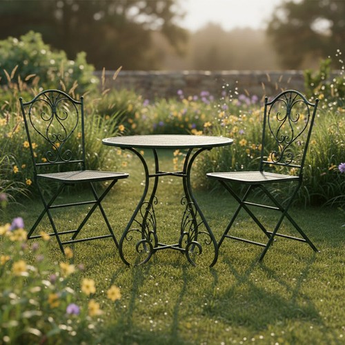Ensemble table chaises en - chaises,