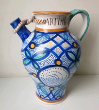 jare chevrette montelupo barbotine majolique majolica Dlg italie deruta 