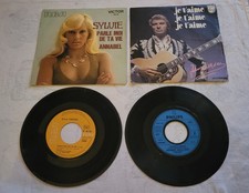 2 Disques Vinyle 45 Tours