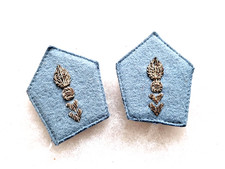 Insigne tissu militaire pattes de col militaria.