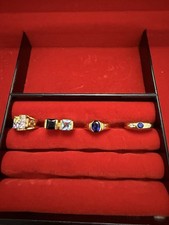 Lot 4 Bagues Pl Or Poinçon 