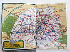 Ancien PLAN DE METRO DE PARIS