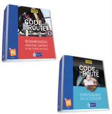 Lot de deux classeurs Code de la Route ENPC-EDISER Comme Neuf