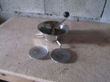 Ancien  Moulin à légumes presse purée INOXRIV inox 18/10