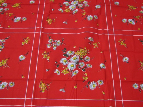 Nappe vintage fleurs - nappe,