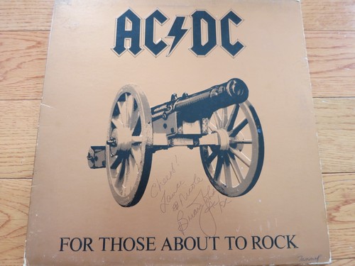 Brian johnson signed album coa - johnson,