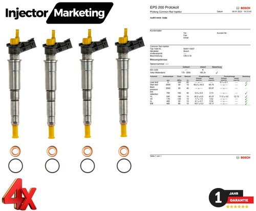 Bosch injecteur 0445115007 - bosch, 4x