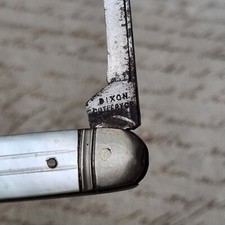 Couteau de Poche DIXON Nacre Canif Ancien XIXè Knife 19thC
