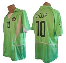 XL NIGERIA 2002 #10 OKOCHA HOME FOOTBALL SHIRT SOCCER JERSEY NIKE 182229 