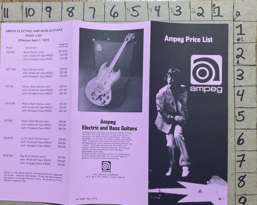 Ampeg vintage musical - ampeg,