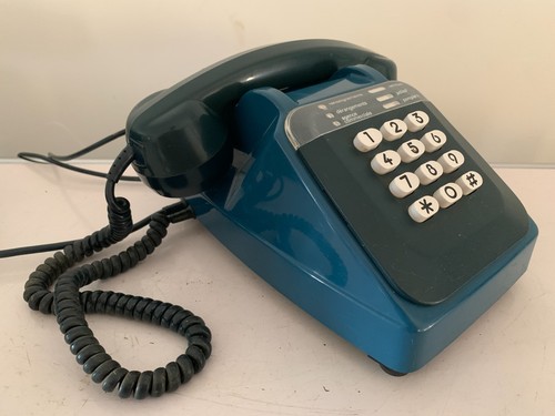 Telephone vintage socotel bleu - vintage,