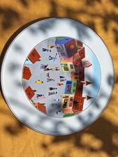 Plat à dessert en porcelaine Villeroy et Boch, série design Naïf, diamètre 30cm