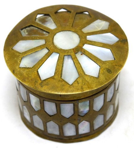 Vintage nacre ajusté laiton - vintage,