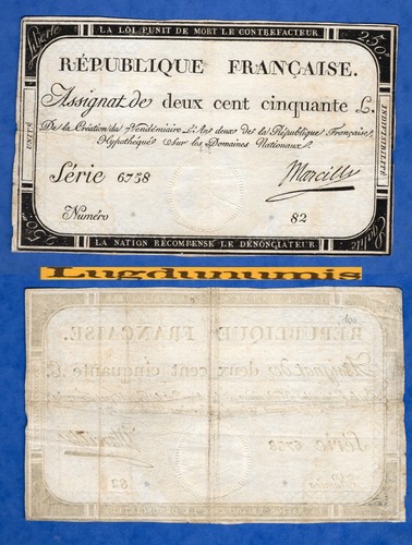 Assignat 250 livres - 250,
