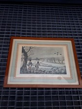 Ancienne GRAVURE SCENE DE