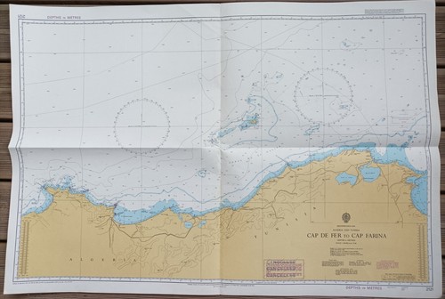 Carte marine algérie tunisie - carte,