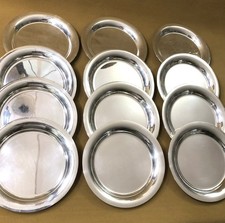 1 dessous de carafe / assiette à pain ERCUIS modèle UNI métal argenté Coupelle