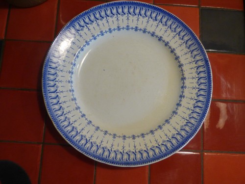 Grand plat creil et - de, cm