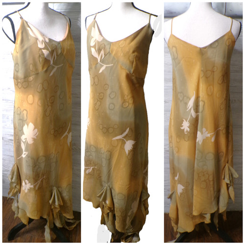 Y2k maxi dress sheer - 16,