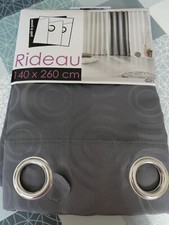 Rideau à anneaux neuf