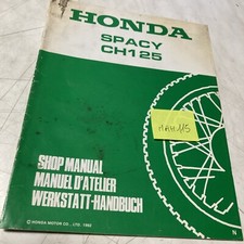 Honda Spacy CH125 N 1992 supplément revue technique moto manuel atelier scooter