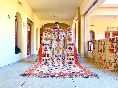 Tapis marocain beni - marocain,