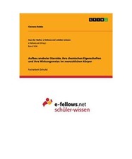 Aufbau anaboler Steroide, ihre chemischen Eigenschaften und ihre Wirkungsweise i