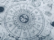 Tissu imprimé zodiaque
