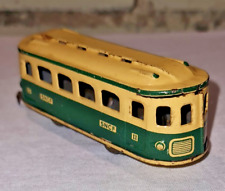 ANCIEN JOUET JOUSTRA RARE REMORQUE DU MORORAIL AUTORAIL TOLE LITHOGRAPHIÉE