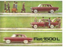 CATALOGUE - FIAT 1500 L (1500 LONGUE)