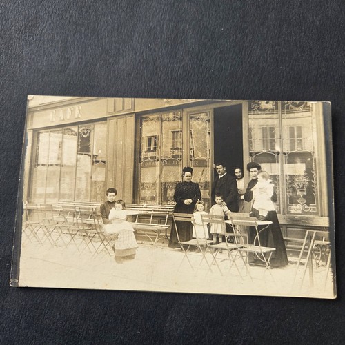Cpa carte photo devanture - cpa,