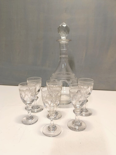 Ensemble carafe 6 petits - carafe, +