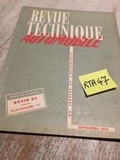 Revue Technique Automobile Rovin D4 , Tracteur Allis-Chalmer type G édition 1953