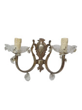 Applique murale bougeoir à