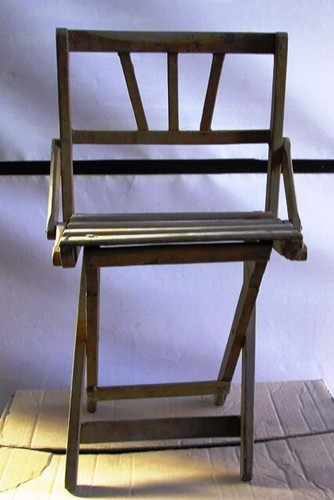 Antique petit siège - siège, pliable
