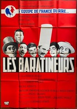 Affiche LES BARATINEURS Francis Rigaud MICHEL SERRAULT Jean Poiret 120x160cm