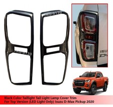 Garniture de cache feu arrière noir mat pour Isuzu D-Max Dmax 2020
