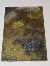 tableau fleurs huile