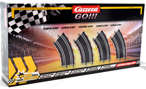 Carrera curve 242mm - 2/45°,