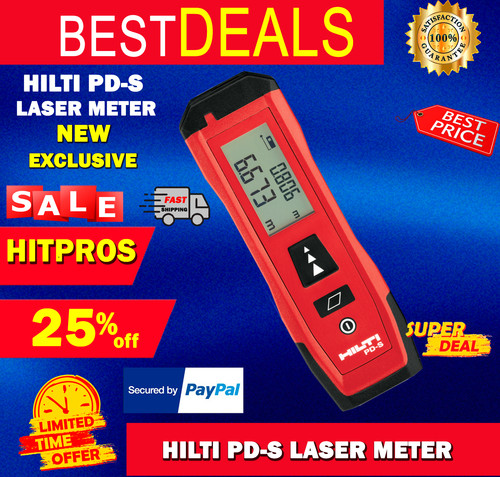 Hilti laser meter new - pd-s, meter,