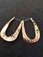 Boucles d'oreille métal doré