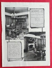 Publicité de presse 1941 Meubles SCHMIT & Cie Décorateurs - Fabricants Paris