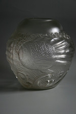 ANCIEN VASE ART DECO EN VERRE