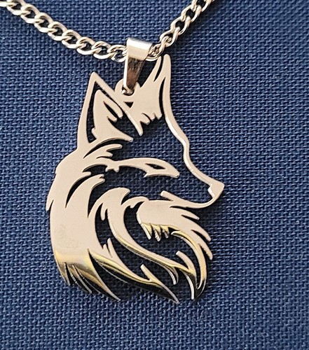 Collier renard en acier - collier, "renard"
