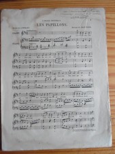 PARTITION LES PAPILLONS
