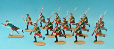 Plats d'étain - Zinnfiguren - Flat Tin : 14 soldats français sous Louis XV