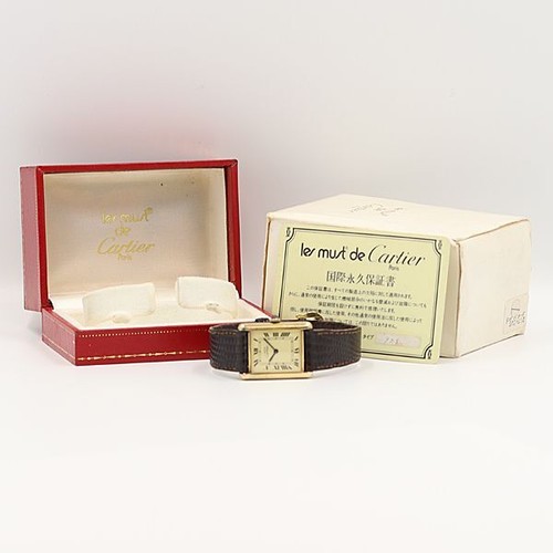 Cartier must tank sv925 cadran - must,