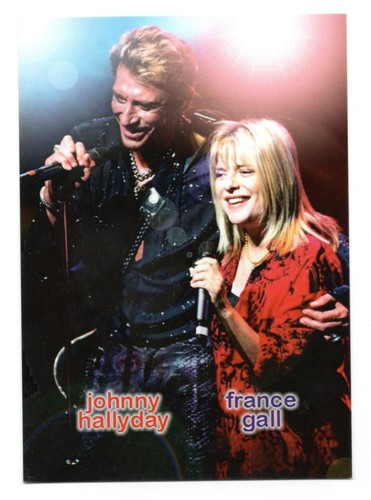 Johnny hallyday carte postale - hallyday,