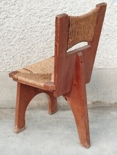 ancienne chaise 50 design moderniste durupt ?jacques henri le même ?