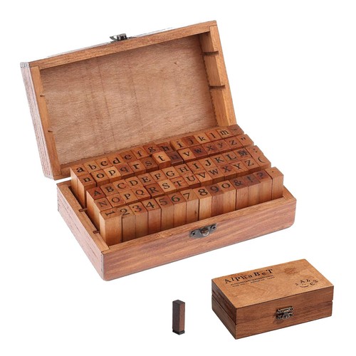 Pièces lettres timbre set - pièces,